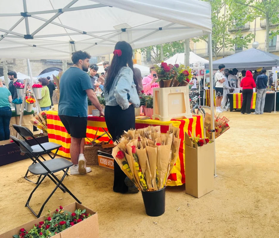 Puestos de Flores de Sant Jordi