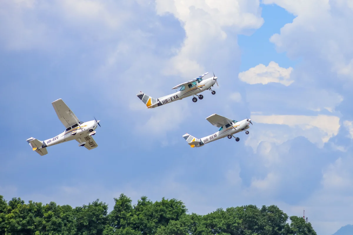 El Show Aéreo 2026 eleva las alas de la esperanza y solidaridad en San Pedro Sula