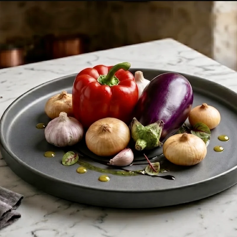 Verduras que se utilizan para la Escalivada/ María Guerra